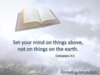 Colossians 3:2